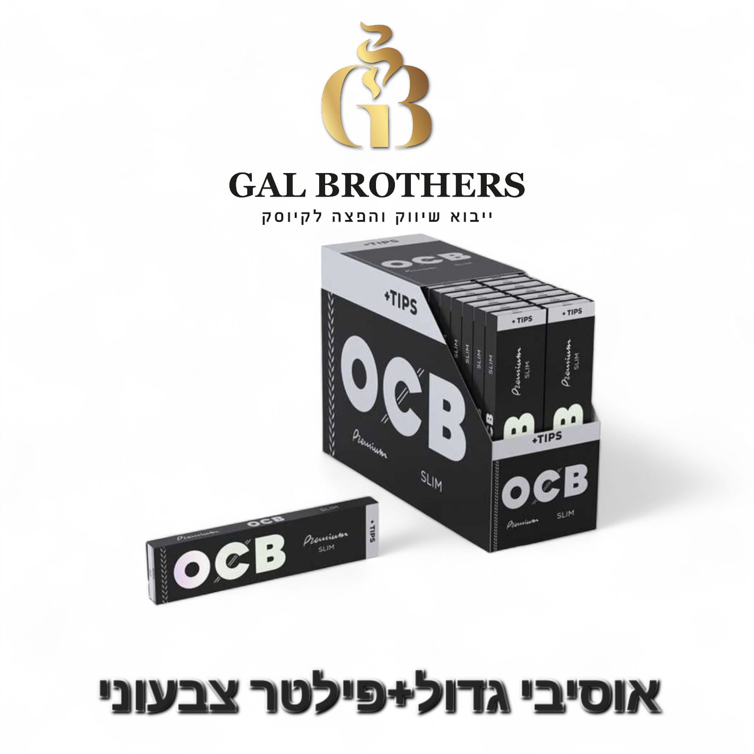 OCB אוסיבי גדול + פילטר צבעוני