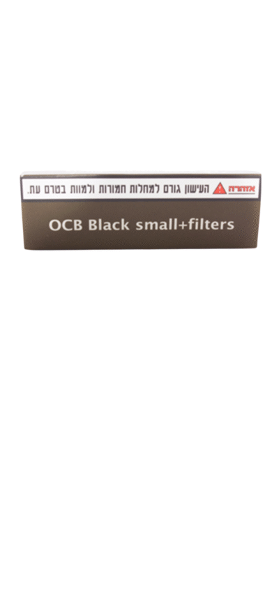 נייר+פילטר OCB שחור