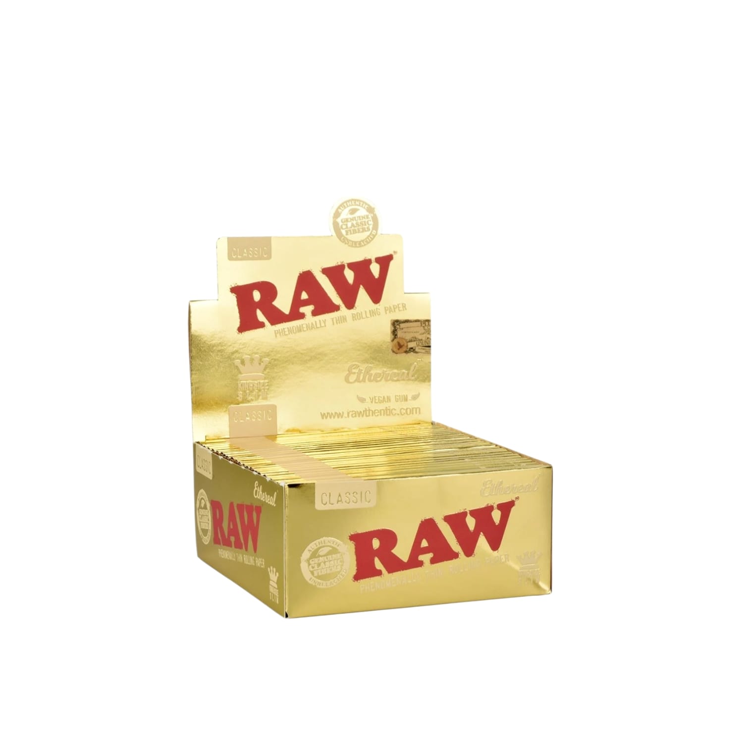 נייר קינג סייז Raw GOLD נייר קינג סייז Raw GOLD